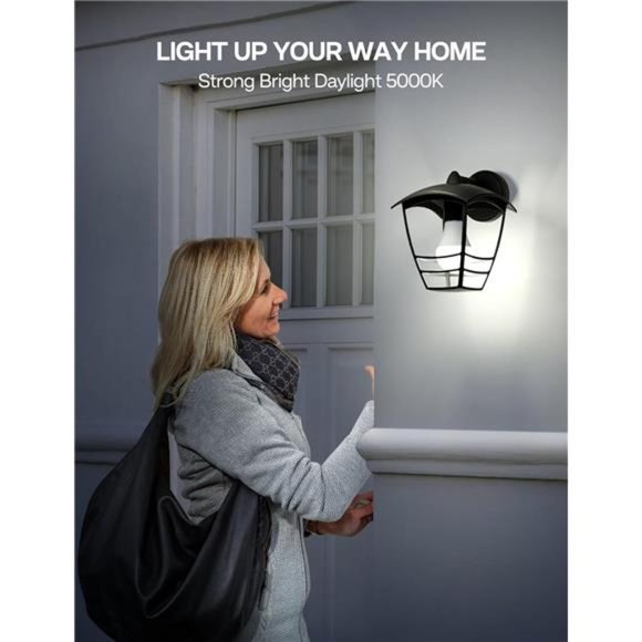 Dusk to Dawn Sensor LED Outdoor Light Bulb, Auto-On/Off Photocell Sensor f4 Pack - Picture 5 of 7